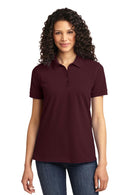 Port & Company Ladies Core Blend Pique Polo. LKP155-Polos/knits-White-4XL-JadeMoghul Inc.