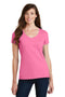 Port & Company Ladies Fan Favorite V-Neck Tee. LPC450V-T-shirts-New Pink-4XL-JadeMoghul Inc.