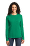 Port & Company Ladies Long Sleeve Core Cotton Tee. LPC54LS-T-shirts-Kelly-4XL-JadeMoghul Inc.