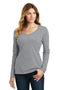 Port & Company Ladies Long Sleeve Fan Favorite V-Neck Tee. LPC450VLS-T-shirts-Athletic Heather-4XL-JadeMoghul Inc.