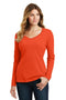 Port & Company Ladies Long Sleeve Fan Favorite V-Neck Tee. LPC450VLS-T-shirts-Orange-4XL-JadeMoghul Inc.