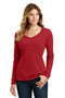 Port & Company Ladies Long Sleeve Fan Favorite V-Neck Tee. LPC450VLS-T-shirts-Team Cardinal-4XL-JadeMoghul Inc.