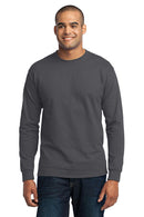 Port & Company - Long Sleeve Core Blend Tee. PC55LS-T-shirts-Charcoal-5XL-JadeMoghul Inc.