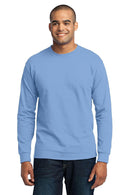 Port & Company - Long Sleeve Core Blend Tee. PC55LS-T-shirts-Light Blue-4XL-JadeMoghul Inc.