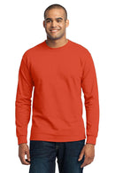 Port & Company - Long Sleeve Core Blend Tee. PC55LS-T-shirts-Orange-4XL-JadeMoghul Inc.