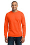 Port & Company - Long Sleeve Core Blend Tee. PC55LS-T-shirts-Safety Orange-4XL-JadeMoghul Inc.
