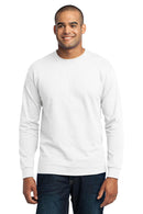 Port & Company - Long Sleeve Core Blend Tee. PC55LS-T-shirts-White-4XL-JadeMoghul Inc.