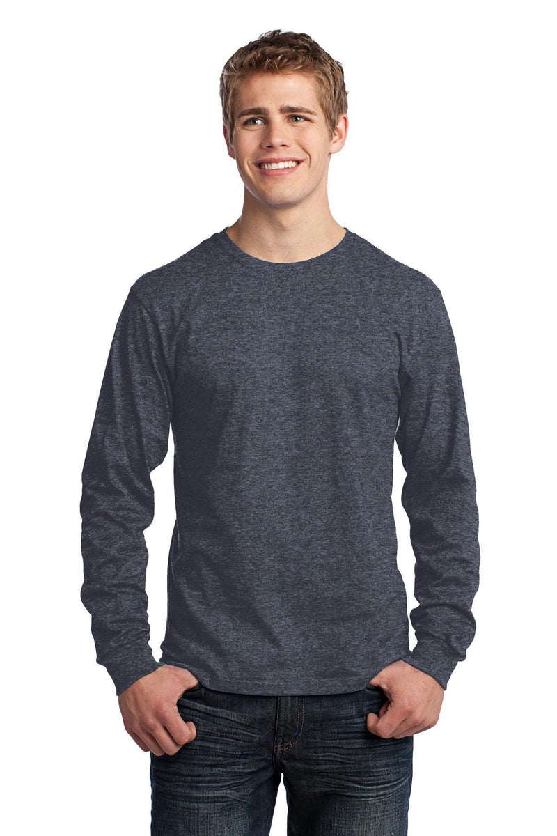Port & Company - Long Sleeve Core Cotton Tee. PC54LS-T-shirts-Kelly-2XL-JadeMoghul Inc.