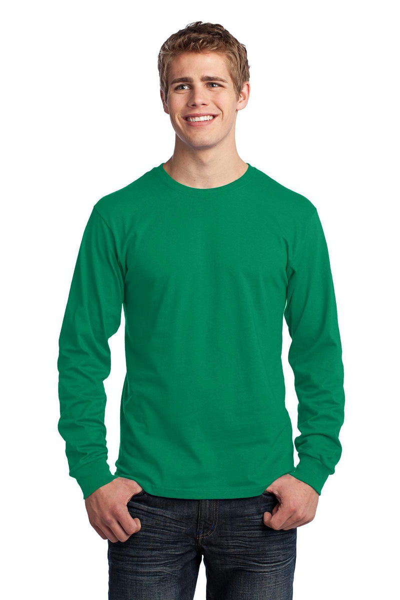 Port & Company - Long Sleeve Core Cotton Tee. PC54LS-T-shirts-Kelly-2XL-JadeMoghul Inc.