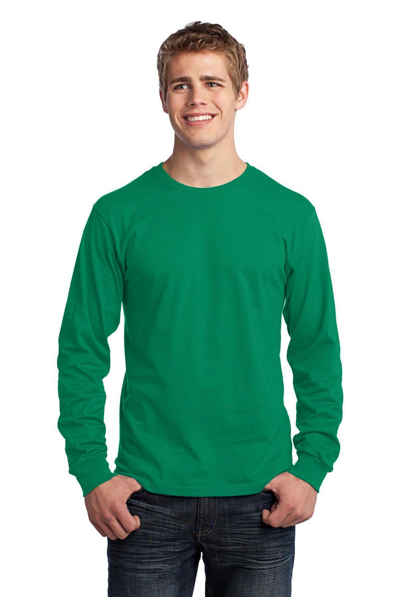 Port & Company - Long Sleeve Core Cotton Tee. PC54LS-T-shirts-Kelly-XL-JadeMoghul Inc.