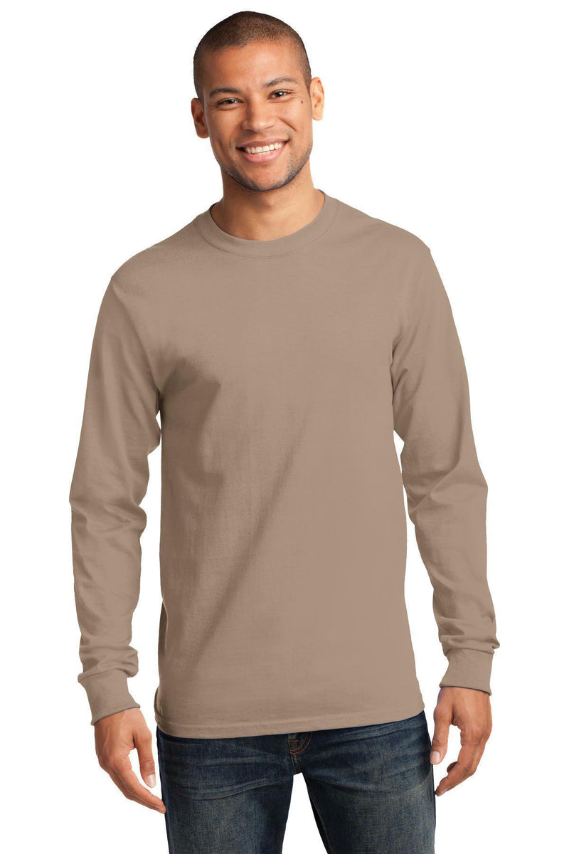 Port & Company - Long Sleeve Essential Tee. PC61LS-T-shirts-Athletic Heather*-2XL-JadeMoghul Inc.