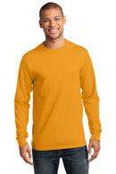 Port & Company - Long Sleeve Essential Tee. PC61LS-T-shirts-Gold-4XL-JadeMoghul Inc.