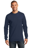 Port & Company - Long Sleeve Essential Tee. PC61LS-T-shirts-Navy-2XL-JadeMoghul Inc.