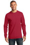 Port & Company - Long Sleeve Essential Tee. PC61LS-T-shirts-Red-4XL-JadeMoghul Inc.