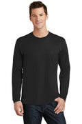 Port & Company Long Sleeve Fan Favorite Tee. PC450LS-T-shirts-Jet Black-6XL-JadeMoghul Inc.