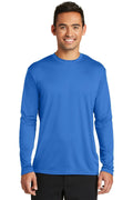 Port & Company Long Sleeve Performance Tee-T-shirts-Royal-4XL-JadeMoghul Inc.