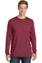 Port & Company Pigment-Dyed Long Sleeve Pocket Tee. PC099LSP-T-shirts-Merlot-4XL-JadeMoghul Inc.