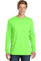 Port & Company Pigment-Dyed Long Sleeve Pocket Tee. PC099LSP-T-shirts-Neon Green-4XL-JadeMoghul Inc.