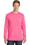 Port & Company Pigment-Dyed Long Sleeve Pocket Tee. PC099LSP-T-shirts-Neon Pink-4XL-JadeMoghul Inc.