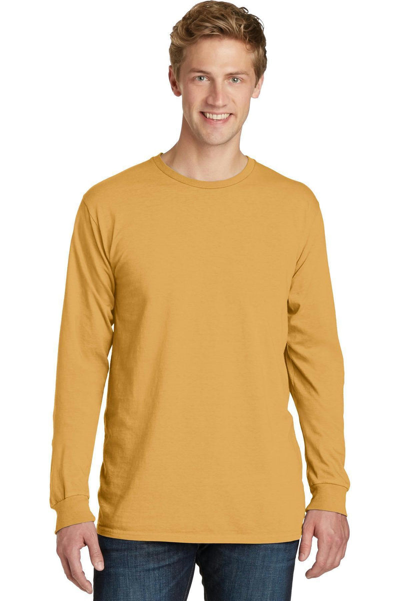 Port & Company Pigment-Dyed Long Sleeve Tee. PC099LS-T-shirts-Dijon-4XL-JadeMoghul Inc.