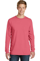 Port & Company Pigment-Dyed Long Sleeve Tee. PC099LS-T-shirts-Fruit Punch-4XL-JadeMoghul Inc.