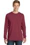 Port & Company Pigment-Dyed Long Sleeve Tee. PC099LS-T-shirts-Merlot-S-JadeMoghul Inc.