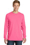 Port & Company Pigment-Dyed Long Sleeve Tee. PC099LS-T-shirts-Neon Pink-4XL-JadeMoghul Inc.