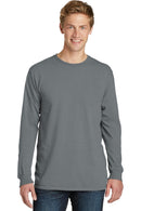 Port & Company Pigment-Dyed Long Sleeve Tee. PC099LS-T-shirts-Pewter-M-JadeMoghul Inc.