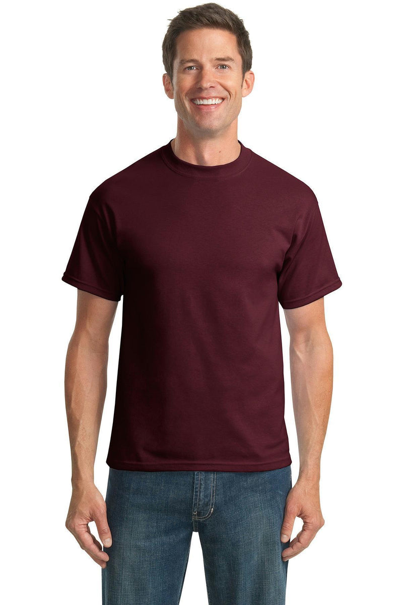 Port & Company Tall Core Blend Tee. PC55T-T-shirts-Athletic Maroon-4XLT-JadeMoghul Inc.