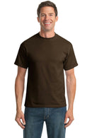 Port & Company Tall Core Blend Tee. PC55T-T-shirts-Brown-4XLT-JadeMoghul Inc.
