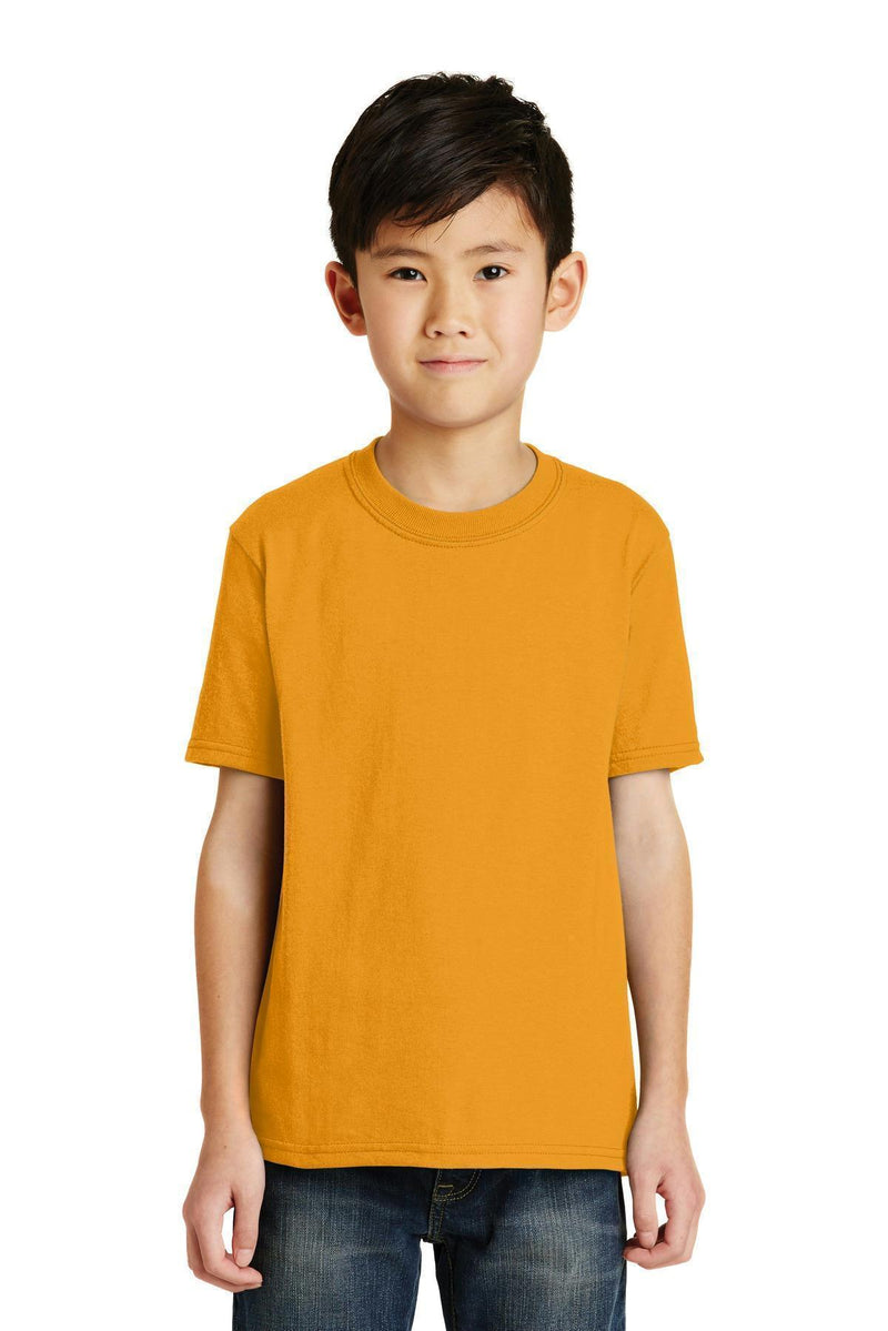 Port & Company - Youth Core Blend Tee. PC55Y-Youth-Gold-XL-JadeMoghul Inc.