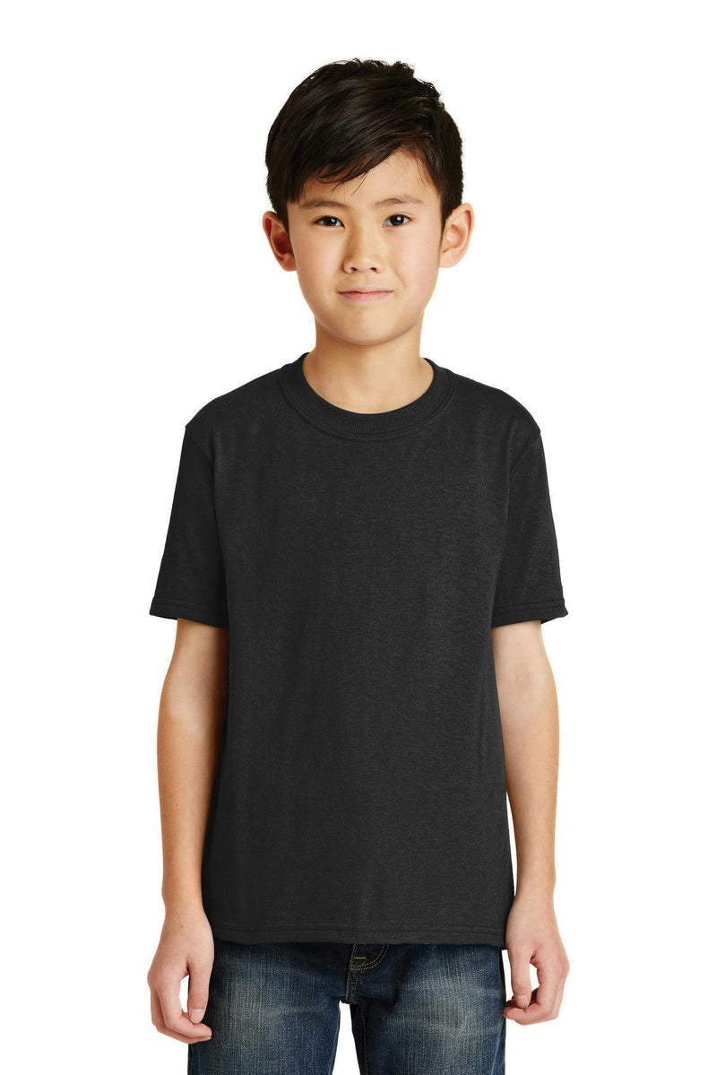 Port & Company - Youth Core Blend Tee. PC55Y-Youth-Jet Black-XL-JadeMoghul Inc.