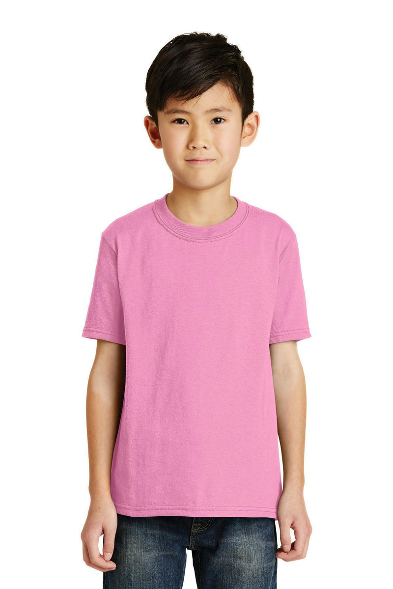 Port & Company - Youth Core Blend Tee. PC55Y-Youth-Safety Green-XL-JadeMoghul Inc.