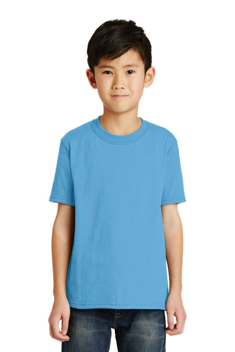 Port & Company - Youth Core Blend Tee. PC55Y-Youth-Safety Green-XL-JadeMoghul Inc.
