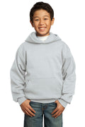 Port & Company - Youth Core Fleece Pullover Hooded Sweatshirt. PC90YH-Sweatshirts/fleece-Ash-XL-JadeMoghul Inc.