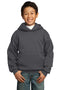 Port & Company - Youth Core Fleece Pullover Hooded Sweatshirt. PC90YH-Sweatshirts/fleece-Charcoal-XL-JadeMoghul Inc.