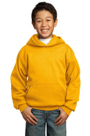 Port & Company - Youth Core Fleece Pullover Hooded Sweatshirt. PC90YH-Sweatshirts/fleece-Gold-XL-JadeMoghul Inc.