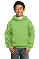 Port & Company - Youth Core Fleece Pullover Hooded Sweatshirt. PC90YH-Sweatshirts/fleece-Lime-XL-JadeMoghul Inc.