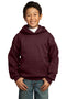 Port & Company - Youth Core Fleece Pullover Hooded Sweatshirt. PC90YH-Sweatshirts/fleece-Maroon-XL-JadeMoghul Inc.