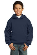Port & Company - Youth Core Fleece Pullover Hooded Sweatshirt. PC90YH-Sweatshirts/fleece-Navy-XL-JadeMoghul Inc.