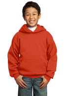 Port & Company - Youth Core Fleece Pullover Hooded Sweatshirt. PC90YH-Sweatshirts/fleece-Orange-XL-JadeMoghul Inc.