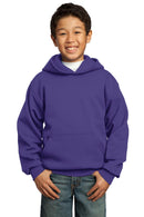 Port & Company - Youth Core Fleece Pullover Hooded Sweatshirt. PC90YH-Sweatshirts/fleece-Purple-XL-JadeMoghul Inc.