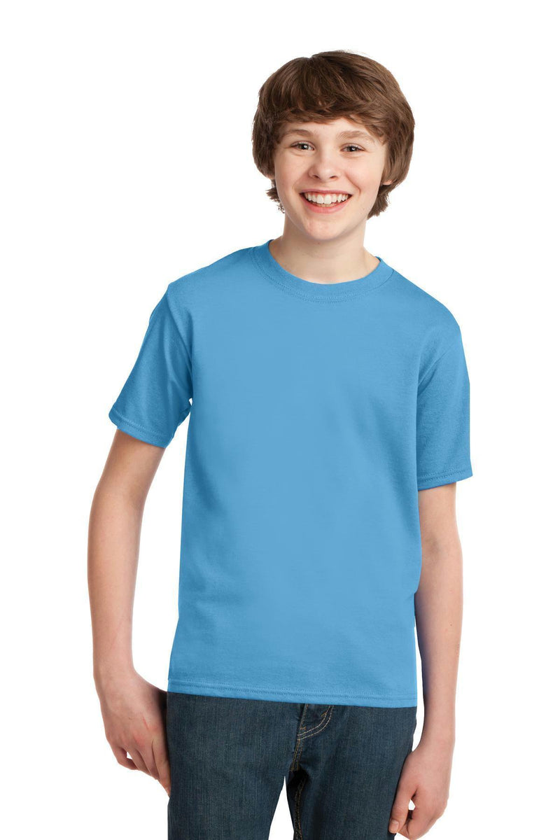 Port & Company - Youth Essential Tee. PC61Y-Youth-Aquatic Blue-XL-JadeMoghul Inc.