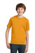 Port & Company - Youth Essential Tee. PC61Y-Youth-Gold-XL-JadeMoghul Inc.