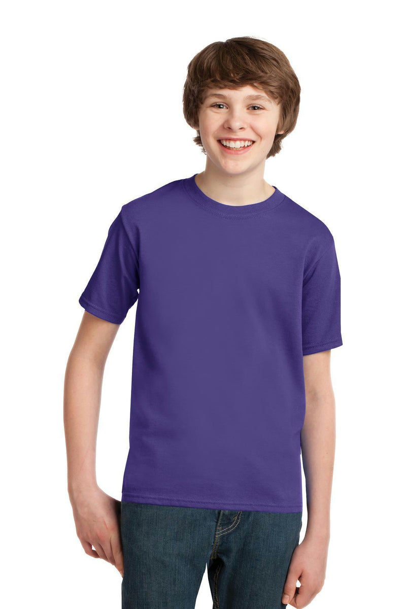 Port & Company - Youth Essential Tee. PC61Y-Youth-Purple-XL-JadeMoghul Inc.