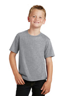 Port & Company Youth Fan Favorite Tee. PC450Y-T-shirts-Athletic Heather-XS-JadeMoghul Inc.