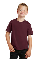 Port & Company Youth Fan Favorite Tee. PC450Y-T-shirts-Athletic Maroon-XL-JadeMoghul Inc.