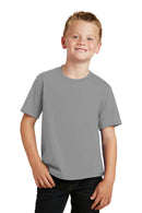 Port & Company Youth Fan Favorite Tee. PC450Y-T-shirts-Dark Heather Grey-XL-JadeMoghul Inc.