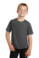 Port & Company Youth Fan Favorite Tee. PC450Y-T-shirts-Dark Heather Grey-XL-JadeMoghul Inc.