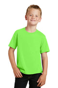 Port & Company Youth Fan Favorite Tee. PC450Y-T-shirts-Flash Green-XL-JadeMoghul Inc.